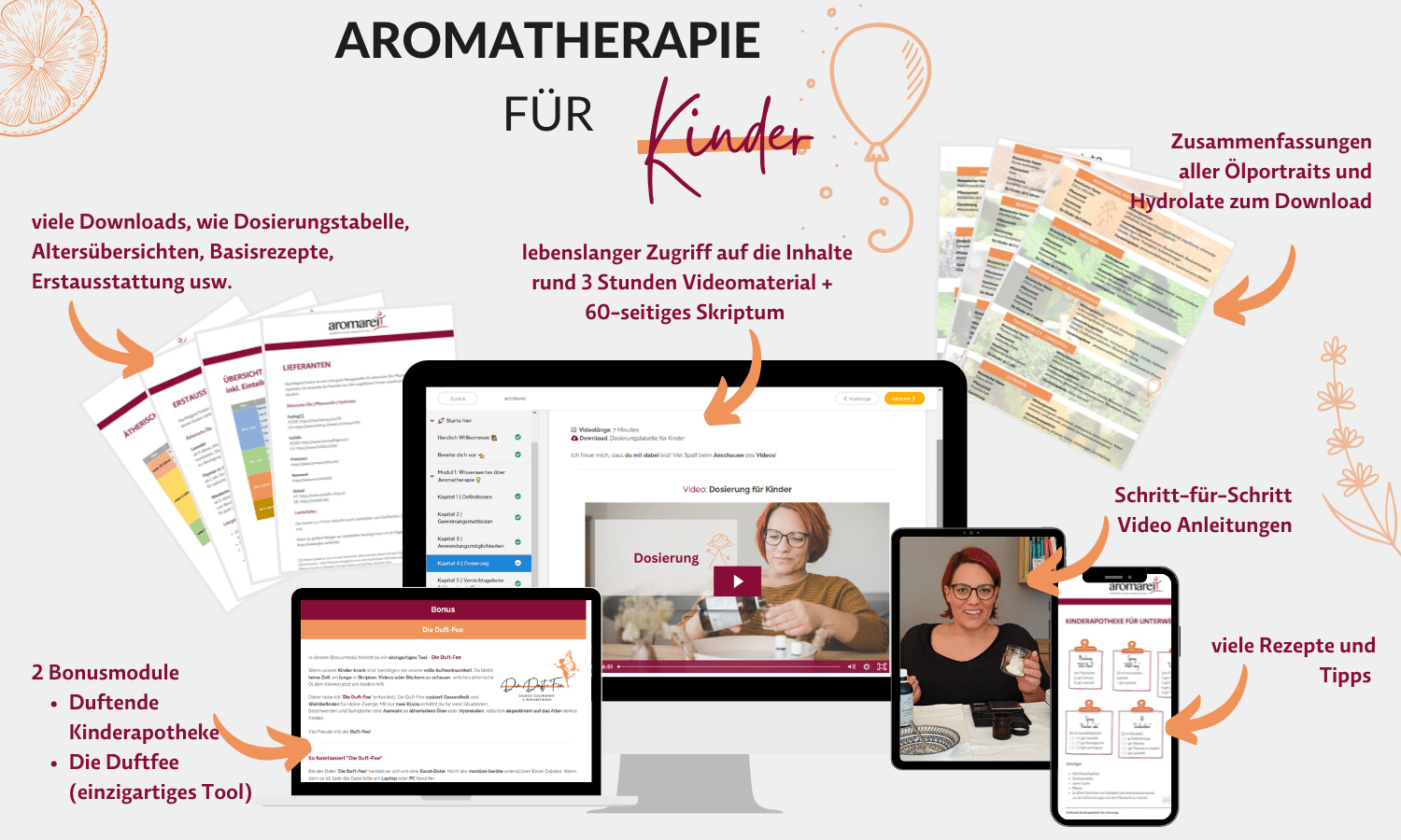 Onlinekurs: Aromatherapie für Kinder | alte Version