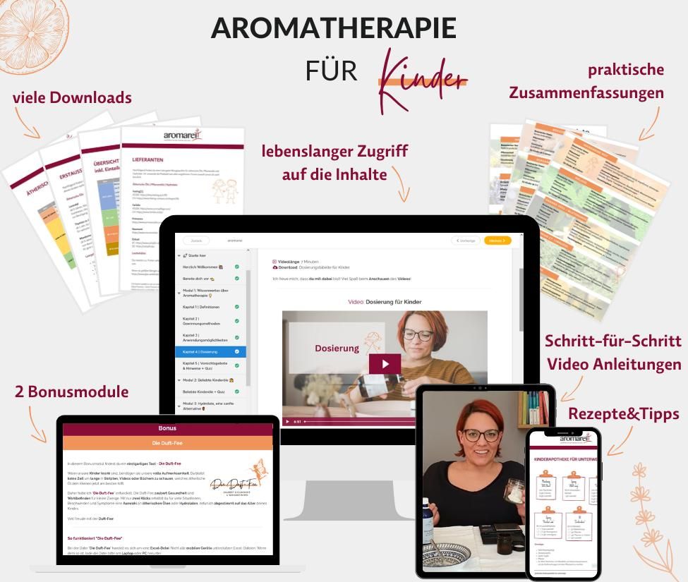 Onlinekurs: Aromatherapie für Kinder | neue Version