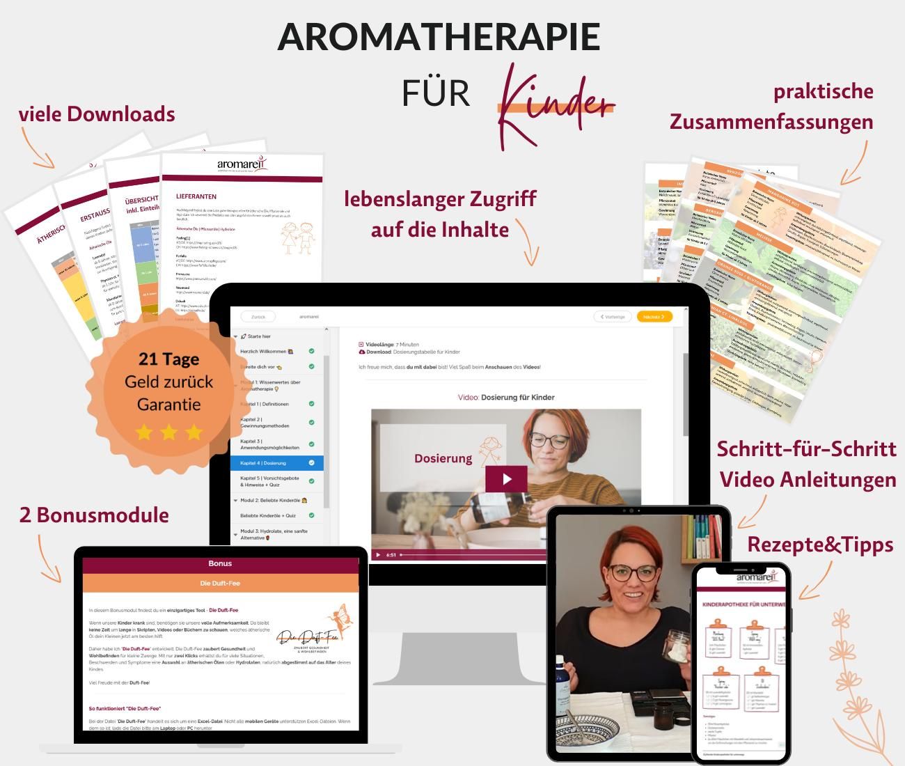 Onlinekurs: Aromatherapie für Kinder | neue Version